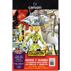 paquete con papel y vegetal