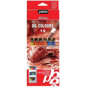 Tinta a Oleo Para Tela Pebeo 18 Cores