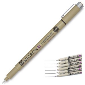 caneta pigma micron 2