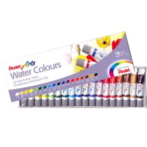 Aquarela Pentel 18 cores