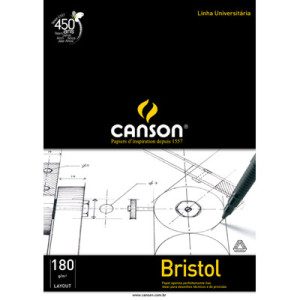 Bloco de Papel Canson A4 180g