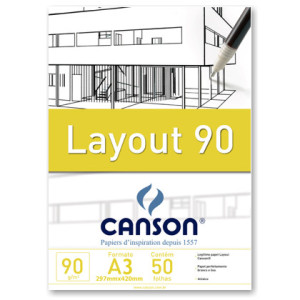 Papel Sulfite Layout A3 90g Canson