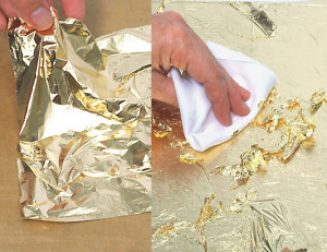 Folha de Ouro Para Artesanato