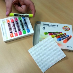 Giz Pastel Seco Fluor