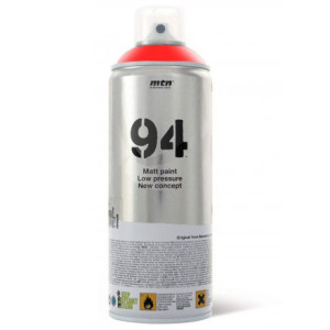 Spray MTN Vermelho Fluorescente