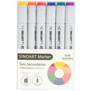 marcador sinoart tons secundarios marker