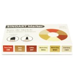 marcador sinoart tons sketch-marker-duas-ponta